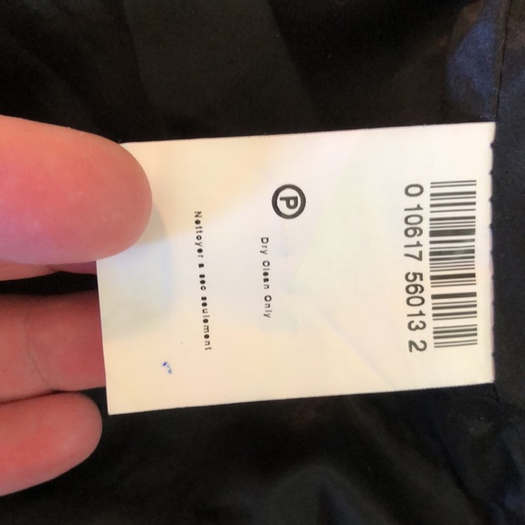 PEA-IN-THE-POD size Large Brocade Black Blazer Collared Mini-Peplum $78 NEW - Picture 11 of 12